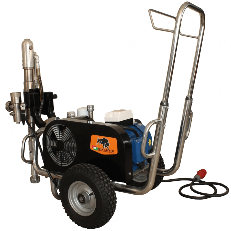Pompa airless Bisonte PAZ9600E CART 380V debit 10 l/min Pompa airless Bisonte PAZ9600E CART 380V debit 10 l/min